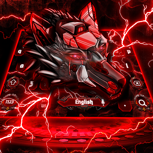Metal Lighting Wolf Keyboard icon