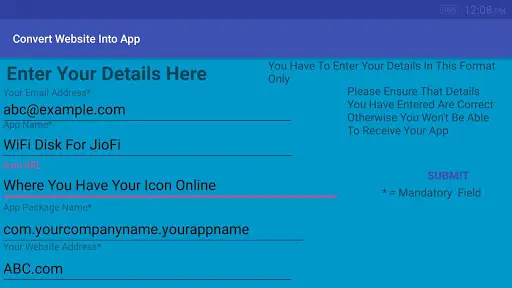 Website to IOS app स्क्रीनशॉट 2