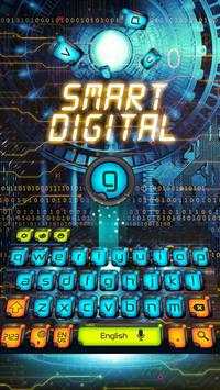 Smart  Digital Keyboard Theme screenshot 3
