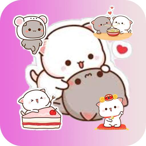 Mochi Peach Cat Stickers for WhatsApp 1.2