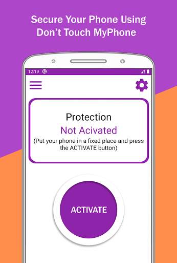 Don't touch my phone - phone protector screenshot 1