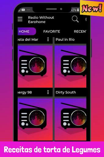 Radio Without Earphone and Antena free App screenshot 4
