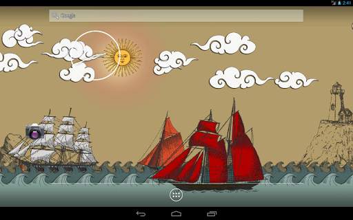 Paper Sea Live Wallpaper FREE screenshot 12