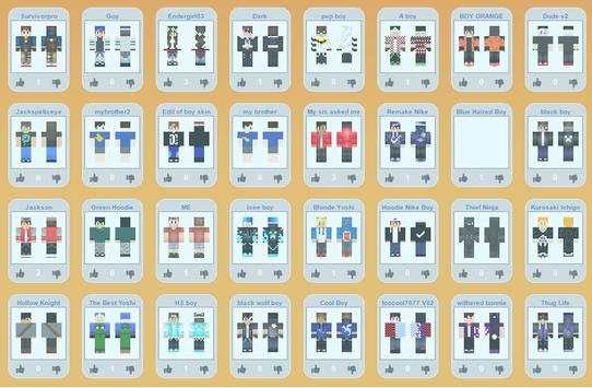 New Boys Skins for Minecraft screenshot 2