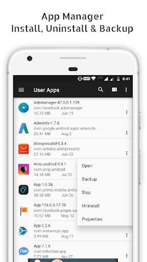 Black File Manager - Root Explorer & FTP Share screenshot 4