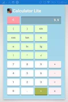 Calculator Lite screenshot 1