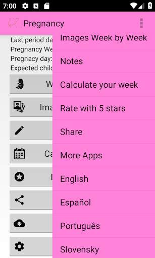 Pregnancy weekly info app screenshot 4
