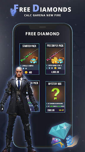 Free Diamonds Calc Garena New Fire screenshot 1