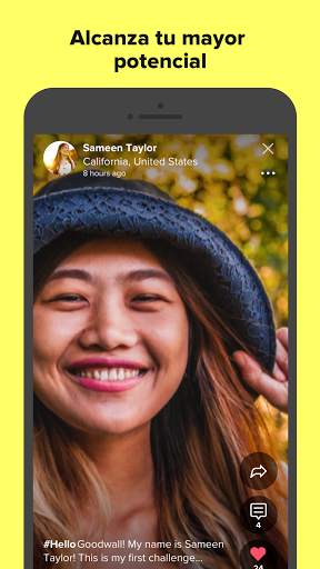 Goodwall - ¡La comunidad de jóvenes talentos! screenshot 2
