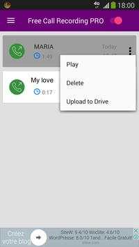 Free Call Recording - Pro screenshot 3