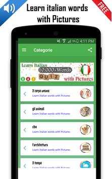 Learn italian words with Pictures screenshot 5