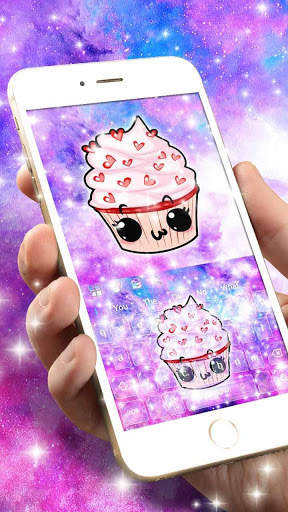 Galaxy Cake Keyboard screenshot 1