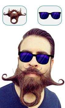 Man Mustache Beard Face Editor 2 تصوير الشاشة