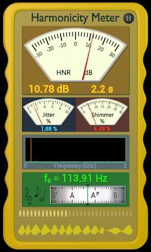 Harmonicity Meter screenshot 2