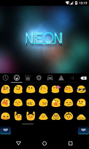 Emoji Keyboard-Neon screenshot 3