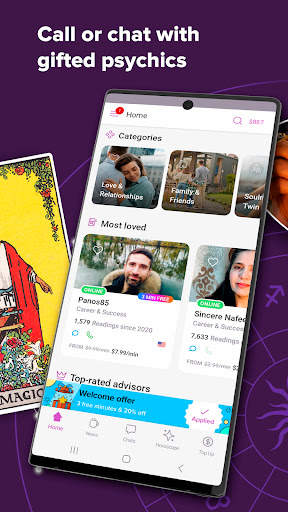 Zodiac Psychics: Tarot Reading screenshot 2