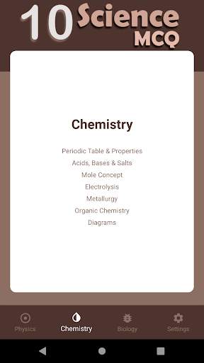 ICSE MCQ - Class 10th(Science) screenshot 3