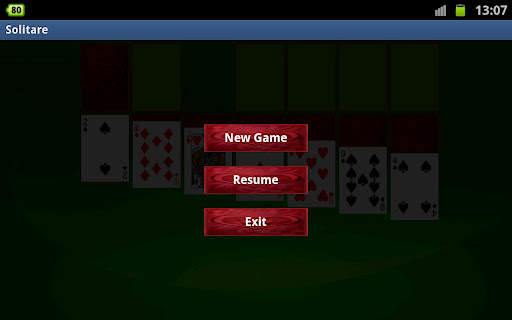 Solitare screenshot 2