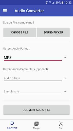 Audio Converter screenshot 1