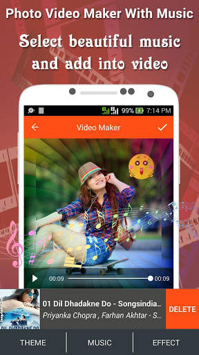 Photo Video Maker With Music & Video Editor screenshot 4