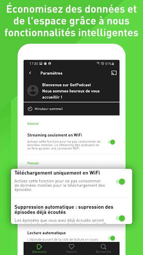 GetPodcast: lecteur de podcast screenshot 7