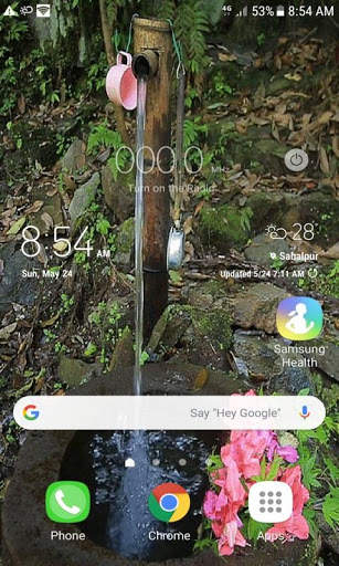 Nature Watertap Live Wallpaper screenshot 1
