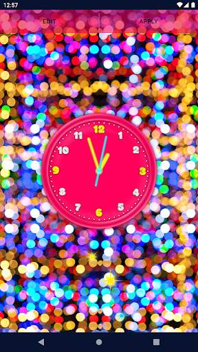 3D Neon Clock Live Wallpaper 6 تصوير الشاشة