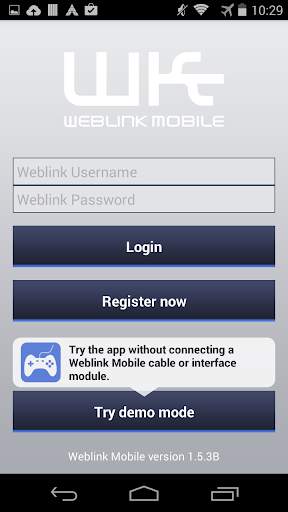 Weblink-Mobile screenshot 1
