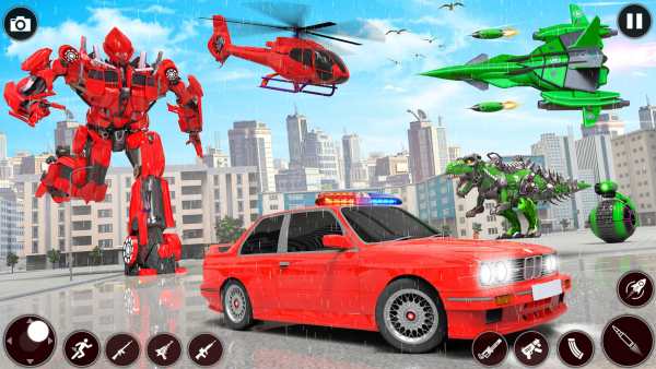 Robot Helicopter Car Transform screenshot 3