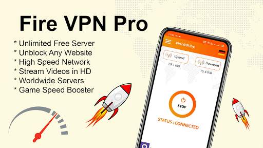Fire VPN Pro - High Speed VPN screenshot 1