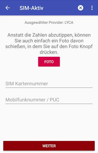 SIM-Aktiv - SIM Karten Aktivierung screenshot 3
