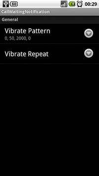 Call Wait Vibrate screenshot 2