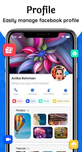 Lite For Facebook - Faster For Facebook Lite 3 تصوير الشاشة