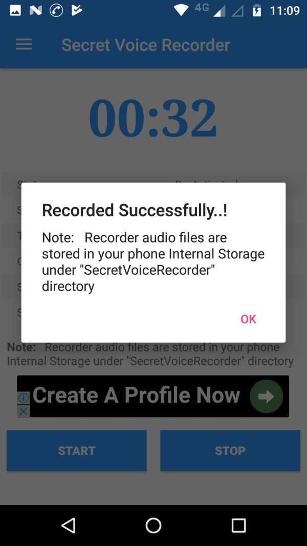 Secret voice recorder 3 تصوير الشاشة