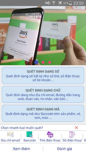 Quét thông tin - Quét thẻ cào screenshot 1