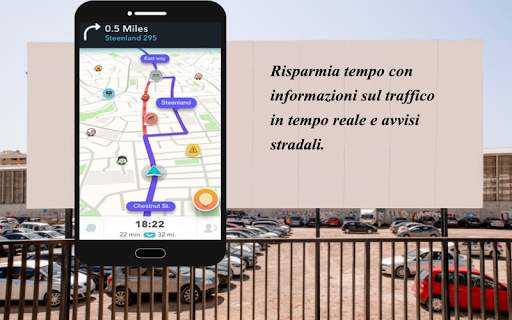 GPS Route Finder Mappe Navigazione Gratis Italiano screenshot 5