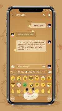 Emoji Keyboard - Teddy Bear screenshot 3
