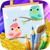 Birds Coloring Game for Kids icon