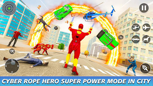 Cyber Rope Hero in Spider Game screenshot 3