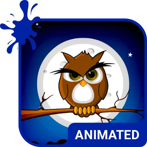 Cute Owl Animated Keyboard   Live Wallpaper 3.63