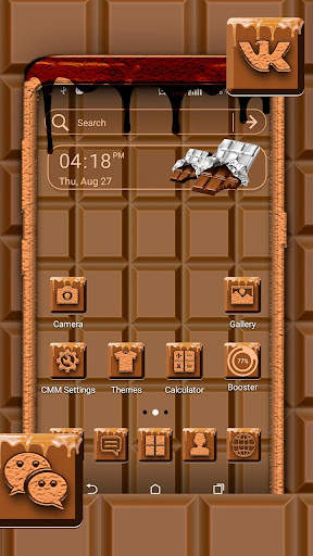 Chocolate Bar Theme Launcher screenshot 1
