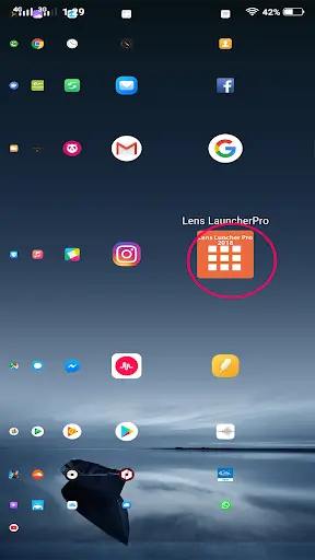 Lens Launcher Pro screenshot 1