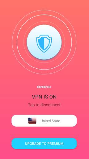 UP VPN - One Click Surfing Safety screenshot 1