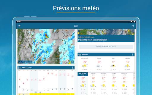 Météo & Radar - pluie et vent screenshot 19