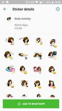 New Cartoon Sticker for WhatsApp 2019 screenshot 1