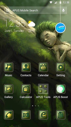 Bosque-APUS Launcher tema screenshot 1