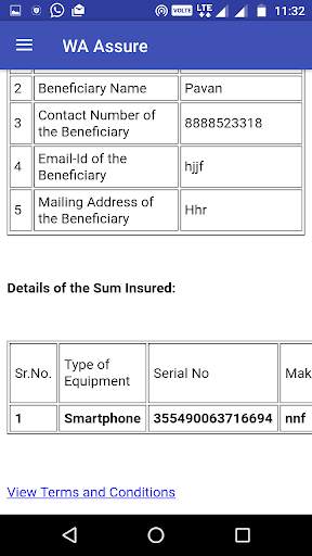 WA Assure screenshot 2