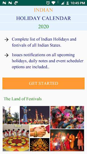 Indian Holiday Calendar 2020 screenshot 1