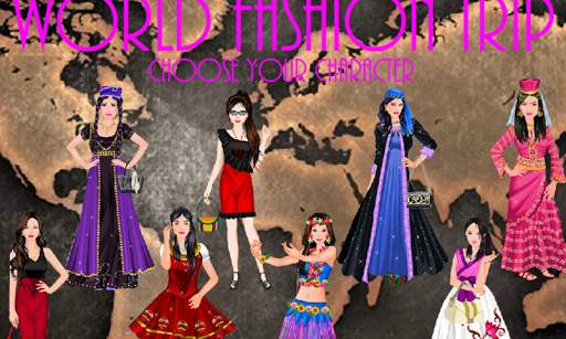 WORLD FASHION TRIP - GIRL GAME screenshot 2