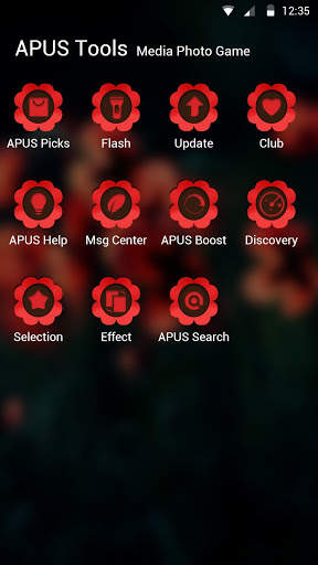 Rote Blume-APUS Launcher theme screenshot 3